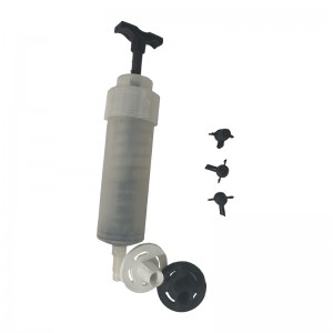 Syringe injector for low pressure grouting syringe