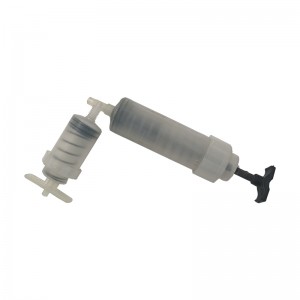 Syringe injector for low pressure grouting syringe