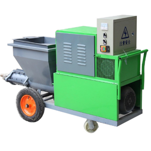 Cement mortar spraying machine