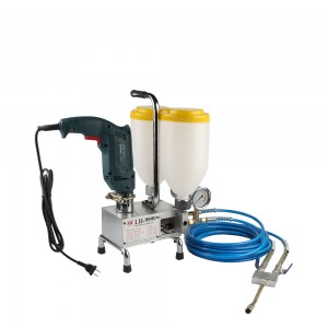 Double component injection pump